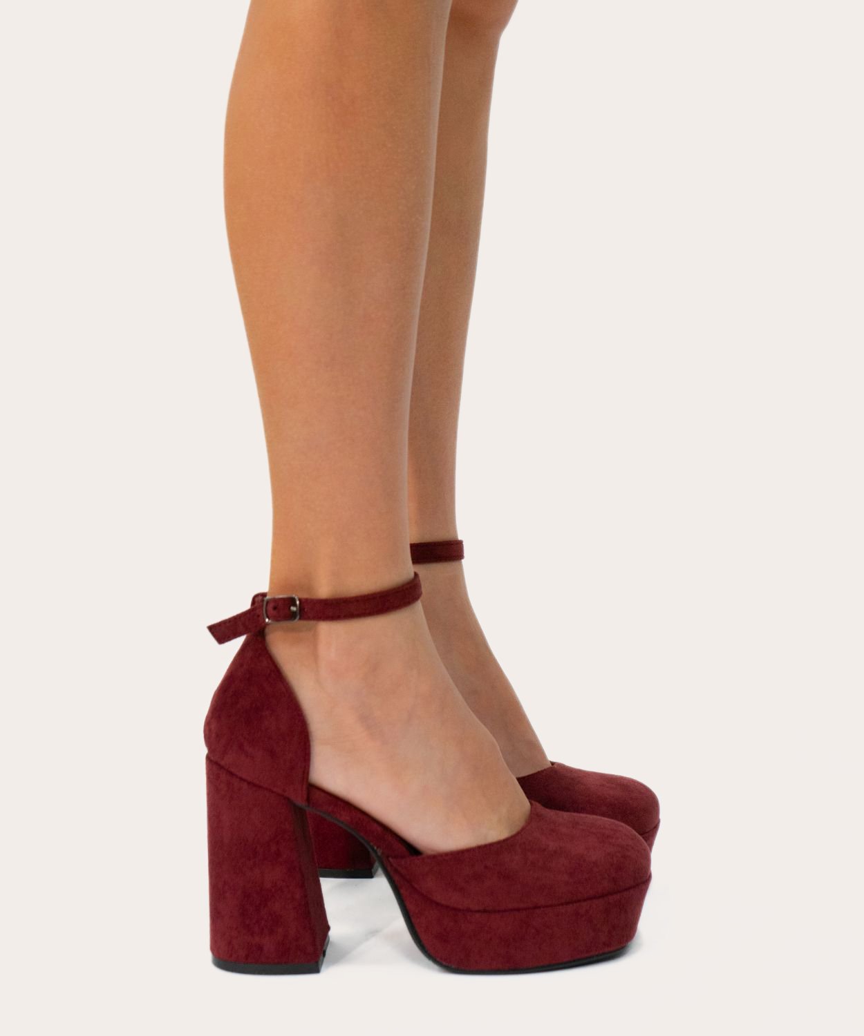 Sapatos plataforma pulseira